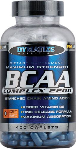 Dymatize BCAA Complex 2200 - 400 Cápsulas