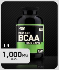 Optimum Nutrition BCAA 1000 Caps - 1000 mg - 400 Cápsulas